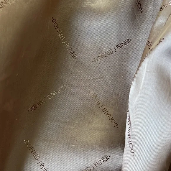 Vintage Donald J Pliner  Italian leather Sport Jacket  Dark Brown 52 R - Picture 7 of 10